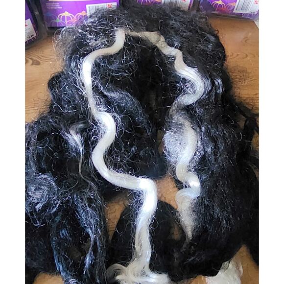 Vintage Pumpkin Time Halloween Wig Crimped Curly 60's & Extras Lot See Pictures - Picture 10 of 15